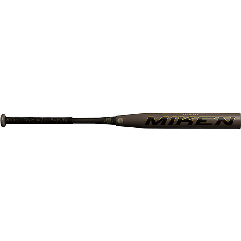 A brown MDC18A Miken 2019 DC-41 Supermax slow pitch softball bat - SKU: MDC18A